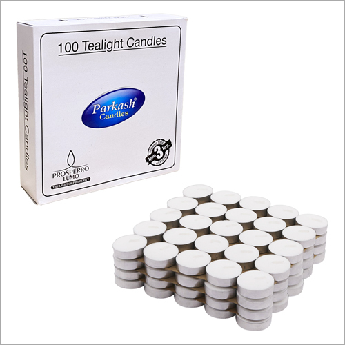 100 Tealights Candles By PARKASH CANDLE WORKS PRIVATE LTD