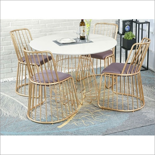 Handmade Oval Dining Table With 4 Chair