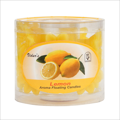 Lemon Aroma Floating Candles