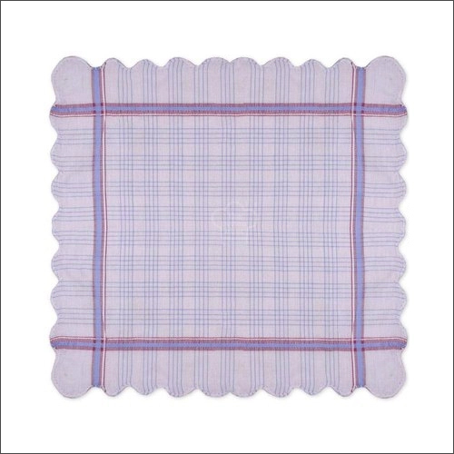 Mix Ladies Stylish Checks Pattern Cotton Handkerchief