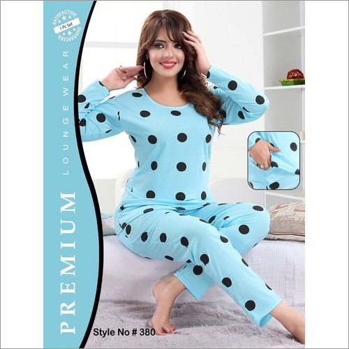 Ladies Full Sleeves Night Suit
