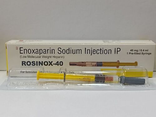 Rosinox (Enoxaparin) 40Mg/0.4Ml Injection Ingredients: Enoxaparin (40Mg)