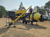 Reversible Drum Mixer Concrete Batching Plant - General Use: Industrial