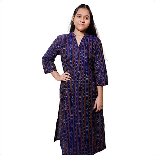 Ladies Black Cotton Kurta