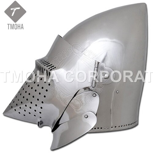 Medieval Armor Helmet Helmet Knight Helmet Crusader Helmet Ancient Helmet Houndskull bascinet 2mm battle-ready c1400 AH0317