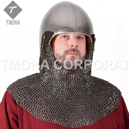 Medieval Armor Helmet Helmet Knight Helmet Crusader Helmet Ancient Helmet Bassinet Helmet with optional Aventail AH0318