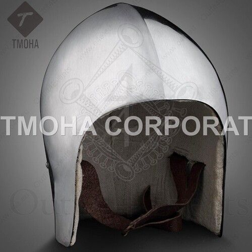 Iron Medieval Armor Helmet Helmet Knight Helmet Crusader Helmet Ancient Helmet Bassinet 14th Century Plain Version Ah0320