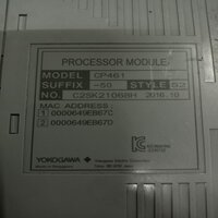 YOKOGAWA CP461-50-S2 PROCESSORS MODULE