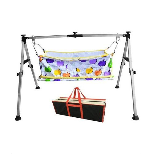 Stainless Steel Folding Baby Cradle By KRISHNA CRADLE