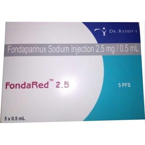 Fondared (Fondaparinux) 2.5mg/0.5ml Injection Ingredients: Fondaparinux (2.5mg)