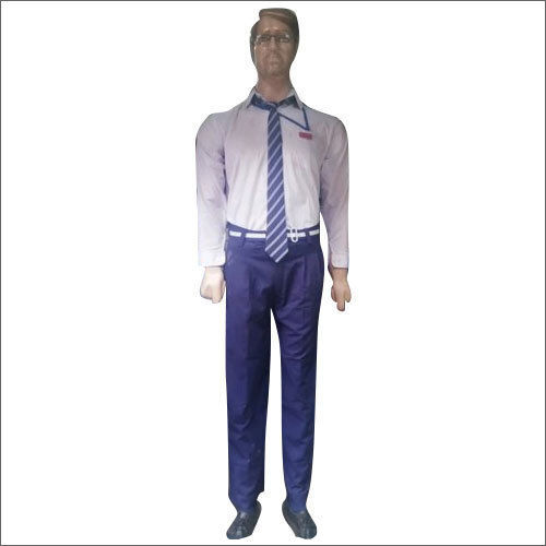 Blue- White Mens College Uniform