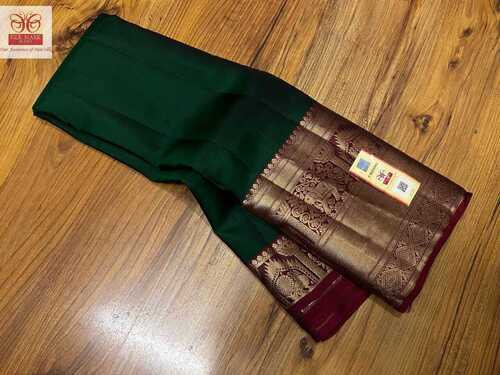 Fancy Border Pure Kanchipuram Silk Saree