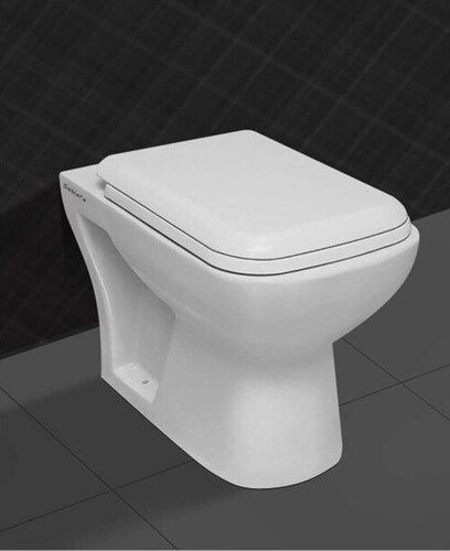 White Floor Mount Toilet Seat