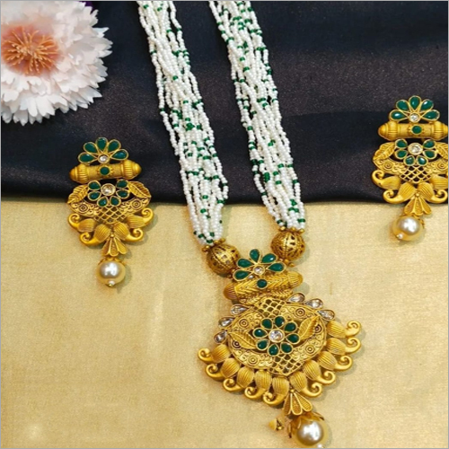_Traditional Gold Polish Necklace Set