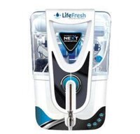 Aquafresh Water Purifier - Food Grade Plastic, 12 Ltr Capacity | Double Ro & Uv Purification, Elegant Design With Purified Water Level Indicator
