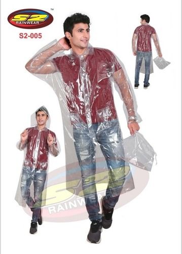 Transparent Pvc Plastic Raincoat