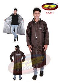 Reversible Long Raincoat