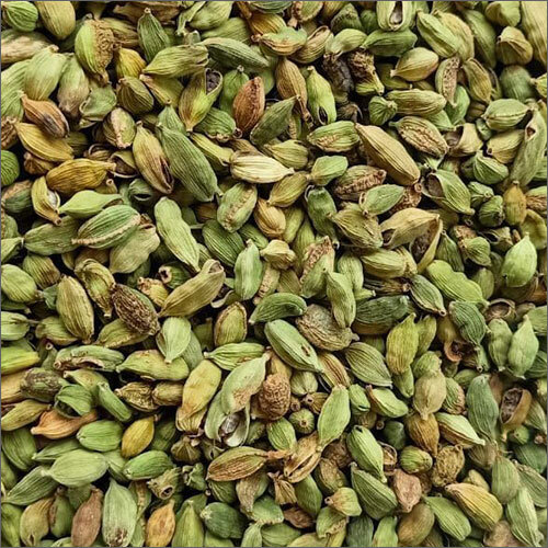 Extraction Grade Cardamom - 1 kg Bold Variety Green Pieces | High Dietary Fiber Zero Cholesterol