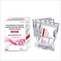 Levosalbutamol 1.25 mg and Ipratropium Bromide 500 mcg Inhalation Solution
