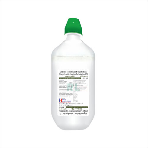 Liquid 500 Ml Compound Sodium Lactate Injection Ip