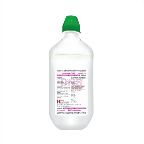 500 ml Dextrose 5% Sodium Chloride 0.9% Injection IP