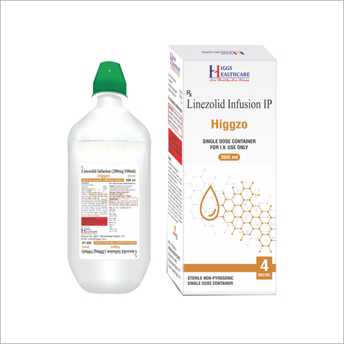300 ml Linezolid Infusion IP By HIGGS HEALTHCARE