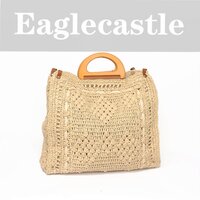 Women's Fashionable Straw Woven Tote Bag (CX22424)
