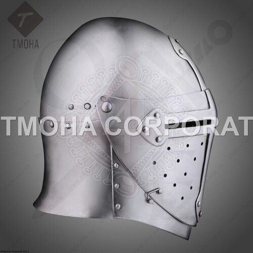 Iron Medieval Armor Helmet Helmet Knight Helmet Crusader Helmet Ancient Helmet Visor Bassinet Sugar Loaf Ah0329