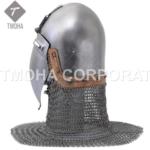 Medieval Armor Helmet Helmet Knight Helmet Crusader Helmet Ancient Helmet Klappvisor Bassinet about 1370 AH0333