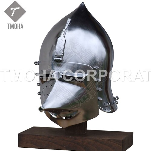 Medieval Armor Helmet Knight Helmet Crusader Helmet Ancient Helmet Horn Skull German Helmet AH0336
