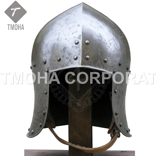 Medieval Armor Helmet Helmet Knight Helmet Crusader Helmet Ancient Helmet Italian Bassinet helmet with patina finish AH0340