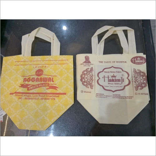 With Handle Printed Box Bag