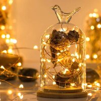 3 mtr Copper String Battery Operated Portable Decorative Fairy Light - Warm White