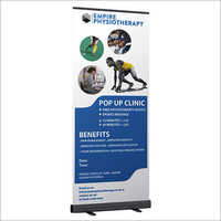 Roll Up Promotional Banner Standee Application: Indoor