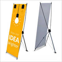 X Banner Standee Application: Indoor