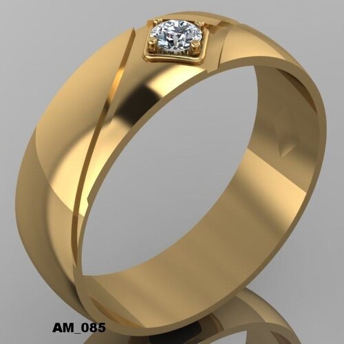 Engagement Men's Solitaire Diamond Ring
