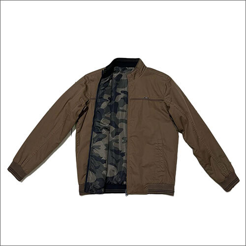 Washable Mens Full Sleeve Cotton Reversible Jacket