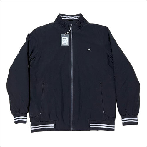 Mens Full Sleeve Solid Casual Jacket