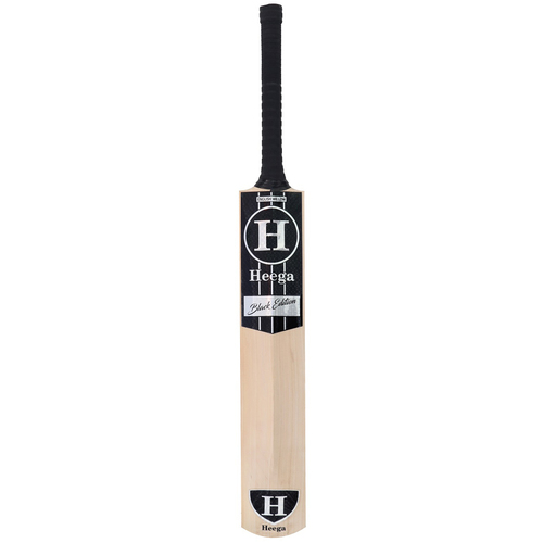 Heega Black Silver Edition English Willow Cricket Bat