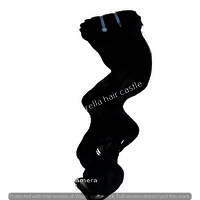 BLACK WAVY HAIR BODY WAVE VIRGIN HAIR EXTENSION
