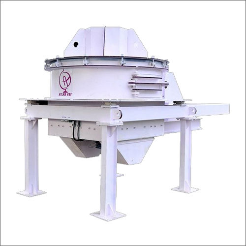 White Vertical Shaft Impact Stone Crusher