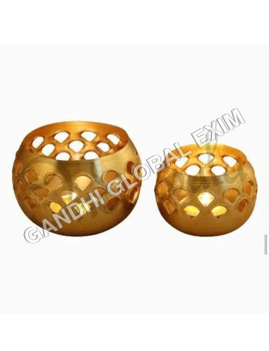 Round Candle Holders - Size: 3.25 X 2.25 Inch