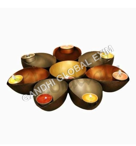 Flower Shape Iron Light Candle Holder