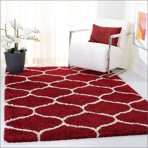 Red Shag Rug Carpet
