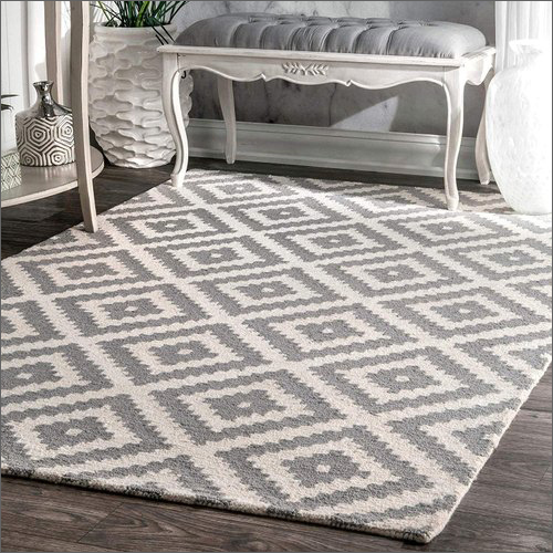 Hand Tufted Woolen Loop Pile Carpet
