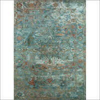 Handloom Woolen Printed Carpets - Rectangular Shape 4x6, 5x8, 6x9, 8x11 Inches, Multi-color | Easy To Clean, Non-slip, Quick Drying, Washable