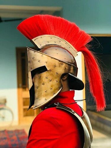 Iron Medieval Armor Spartan Helmet