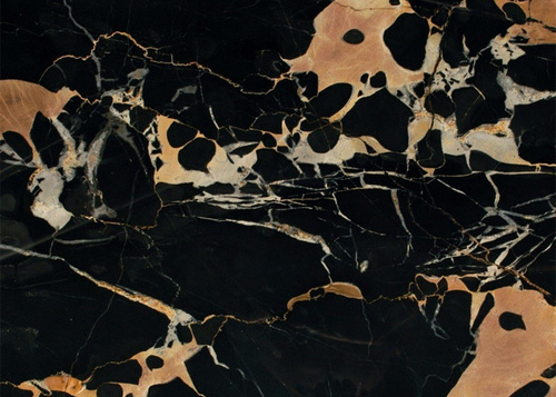 Golden black marble