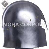 Medieval Armor Helmet Helmet Knight Helmet Crusader Helmet Ancient Helmet Milan Barbute Sallet CEN 1455 AH0353