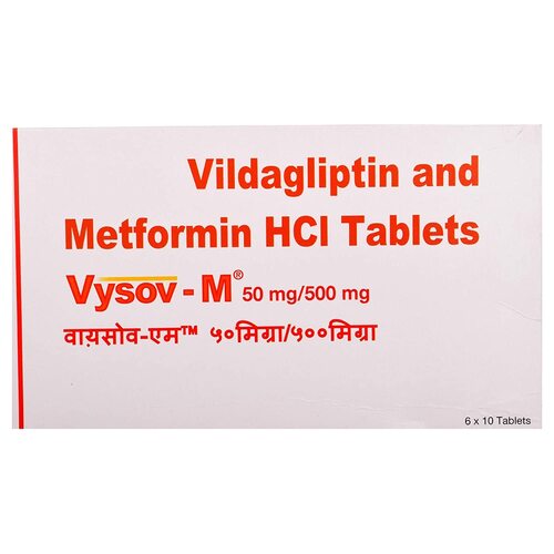 Metformin And Vildagliptin Tablets By 6 DEGREE PHARMA